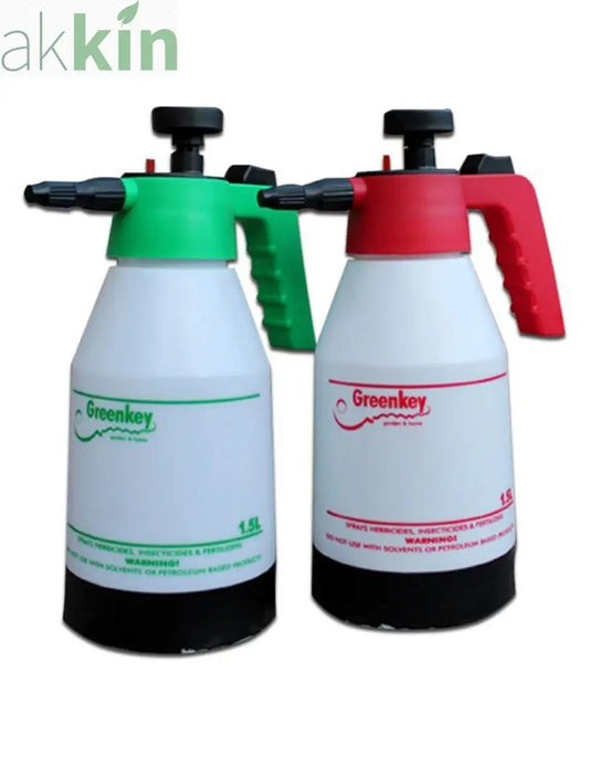 1.5 Litre Hand Pressure Sprayer Green - AK Kin Garden Supplies