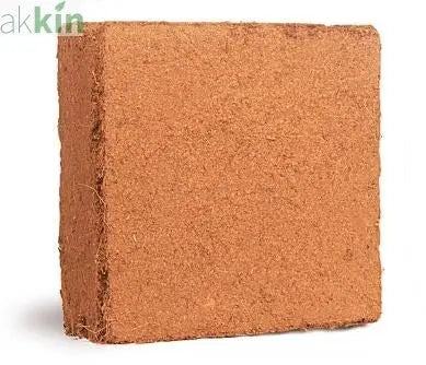 100% Coir Coco Peat Block 5kg - Makes 80Lt of Growing Medium AK Kin Garden Supplies