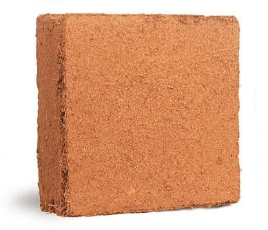100% Coir Coco Peat Block 5kg - Makes 80Lt of Growing Medium AK Kin Garden Supplies