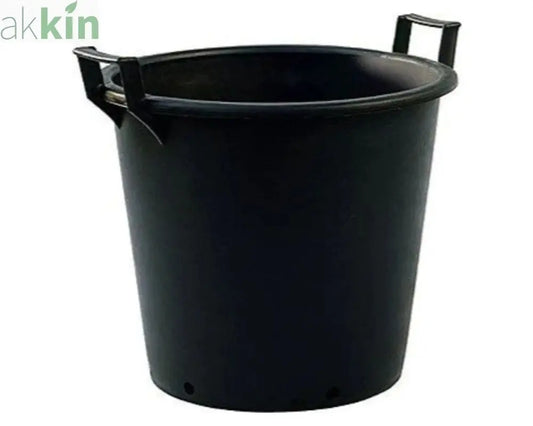 100lt Extra Large Heavy Duty Plastic Tree & Shrub Container Plant Pot with Handles 60 x 51cm AK Kin Garden Supplies