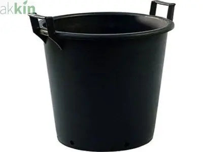 130lt Extra Large Heavy Duty Plastic Tree & Shrub Container Plant Pot with Handles 70 x 51 AK Kin Garden Supplies