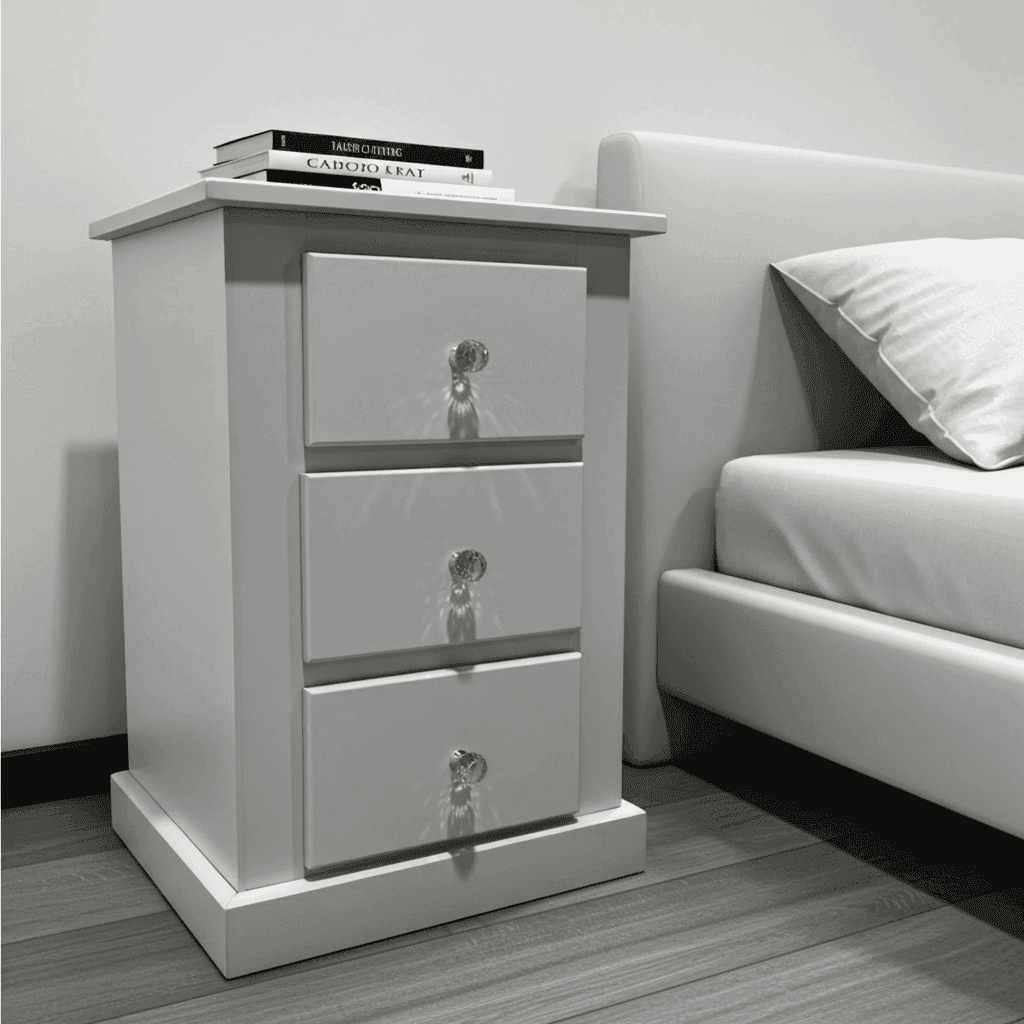 Aylesbury Mid Oak 3 Drawer Bedside Cabinet – Solid FSC-Certified Wood, Assembled UK Beds Direct ltd