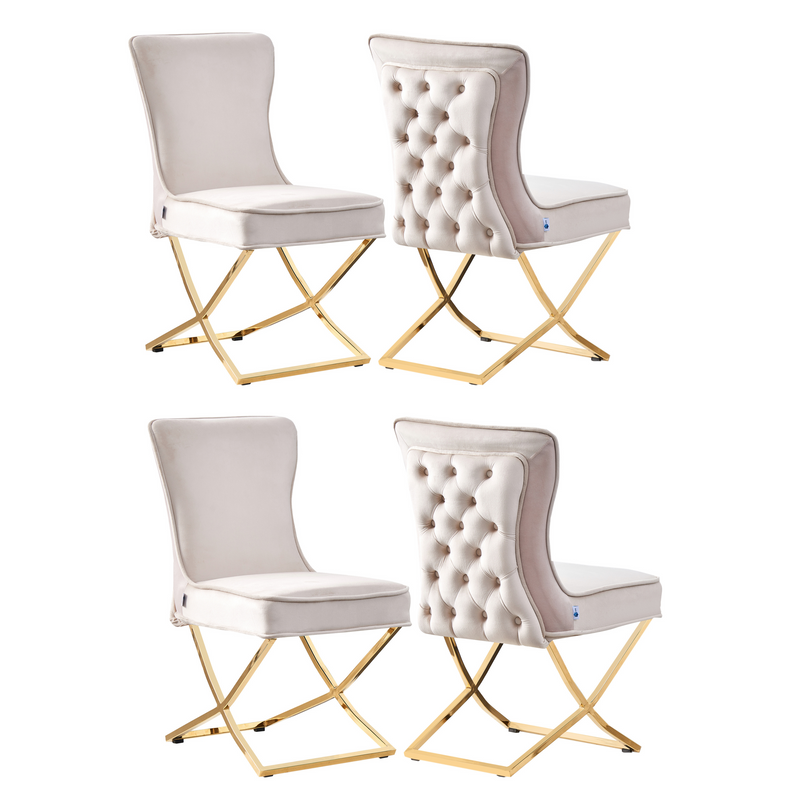Trafalgar Velvet Dining Chair PN Home