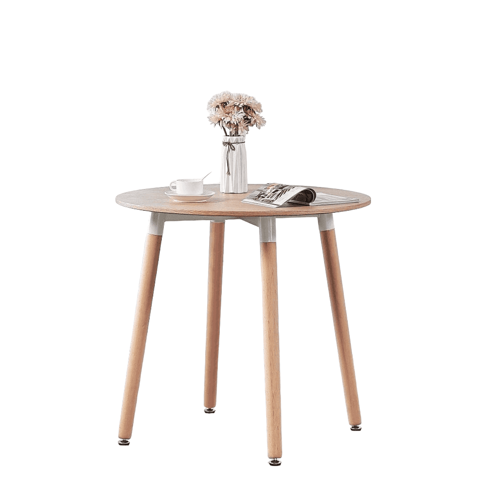Jamie Lorenzo Halo Round Dining Set of 2 PN Home