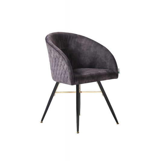Vittorio LUX Velvet Dining Chair with Metal Legs - Perfect for Dining Room Living Room PN Home