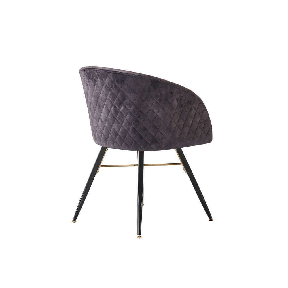 Vittorio LUX Velvet Dining Chair with Metal Legs - Perfect for Dining Room Living Room PN Home