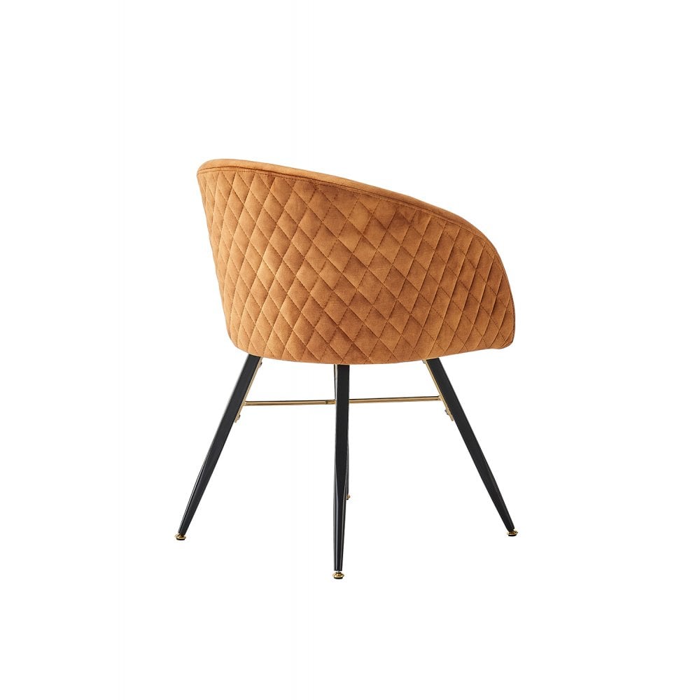 Vittorio LUX Velvet Dining Chair with Metal Legs - Perfect for Dining Room Living Room PN Home