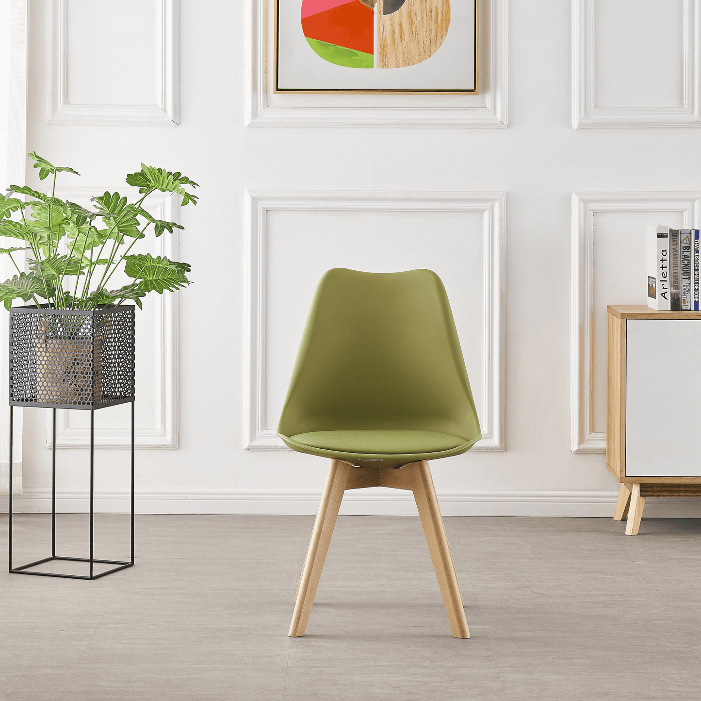Jamie Lorenzo Halo Round Dining Set of 2 PN Home