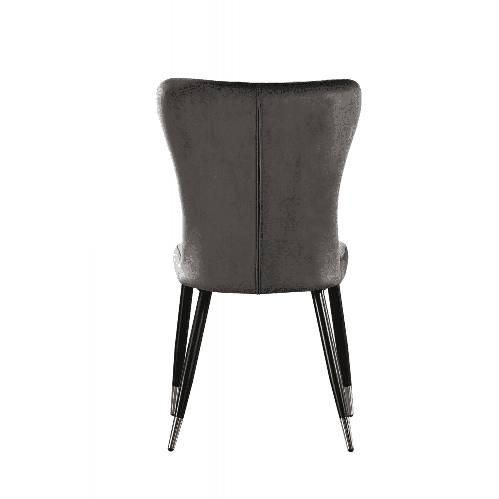 New York LUX Velvet Dining Chair with Metal Legs - Scandinavian Inspired PN Home