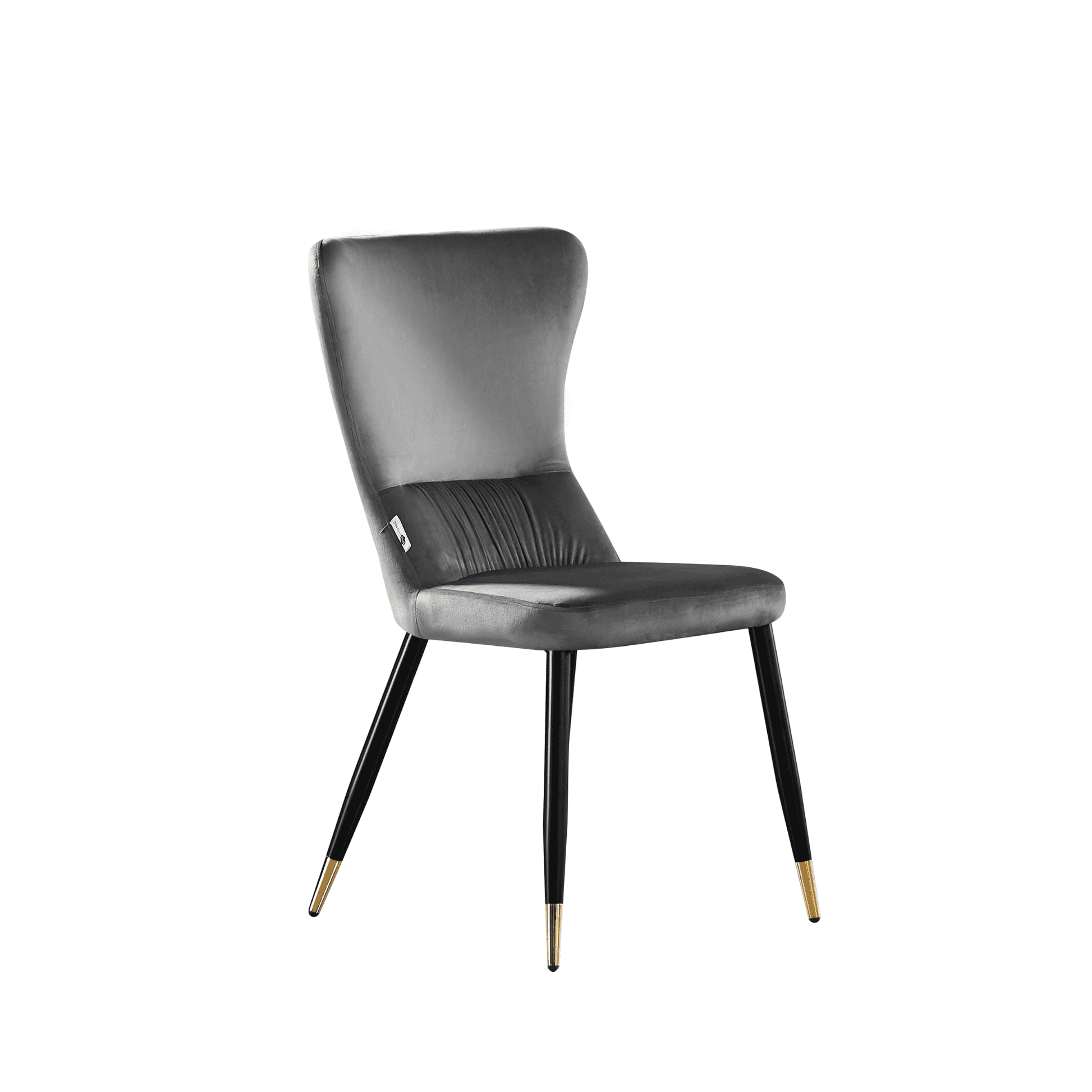 New York LUX Velvet Dining Chair with Metal Legs - Scandinavian Inspired PN Home