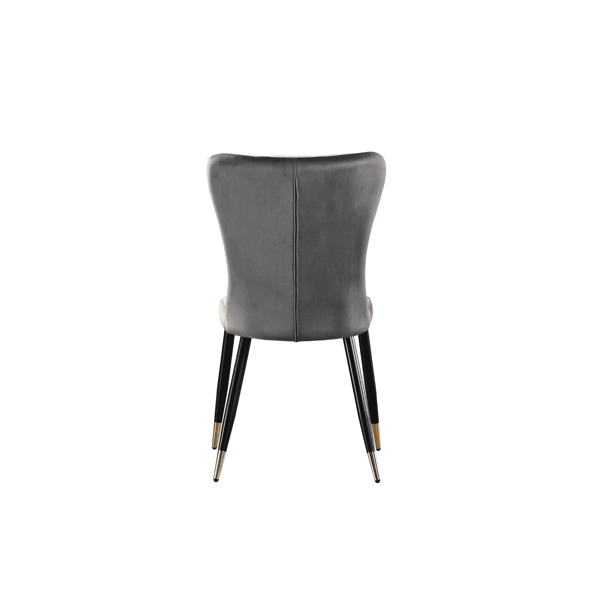 New York LUX Velvet Dining Chair with Metal Legs - Scandinavian Inspired PN Home