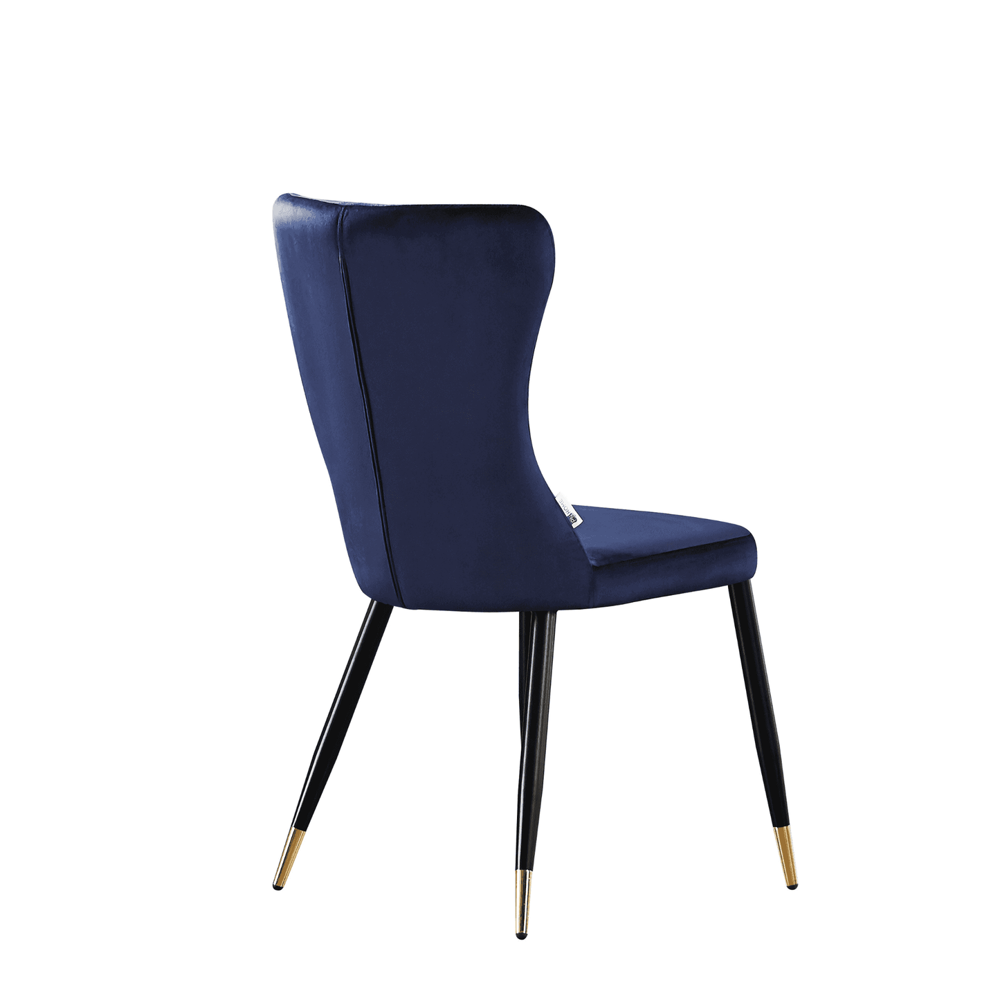 New York LUX Velvet Dining Chair with Metal Legs - Scandinavian Inspired PN Home