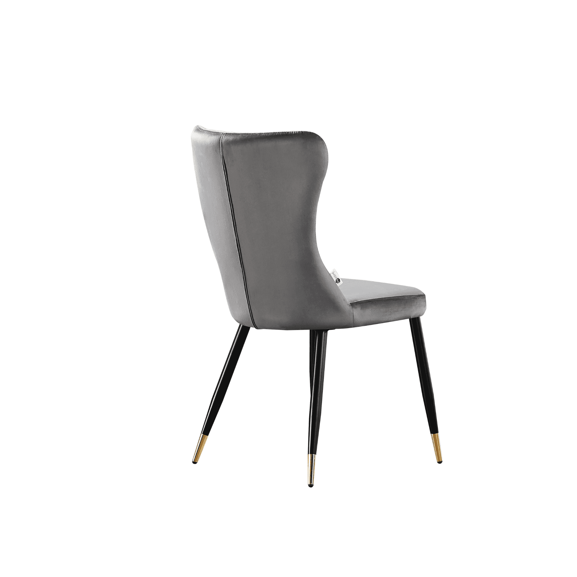 New York LUX Velvet Dining Chair with Metal Legs - Scandinavian Inspired PN Home