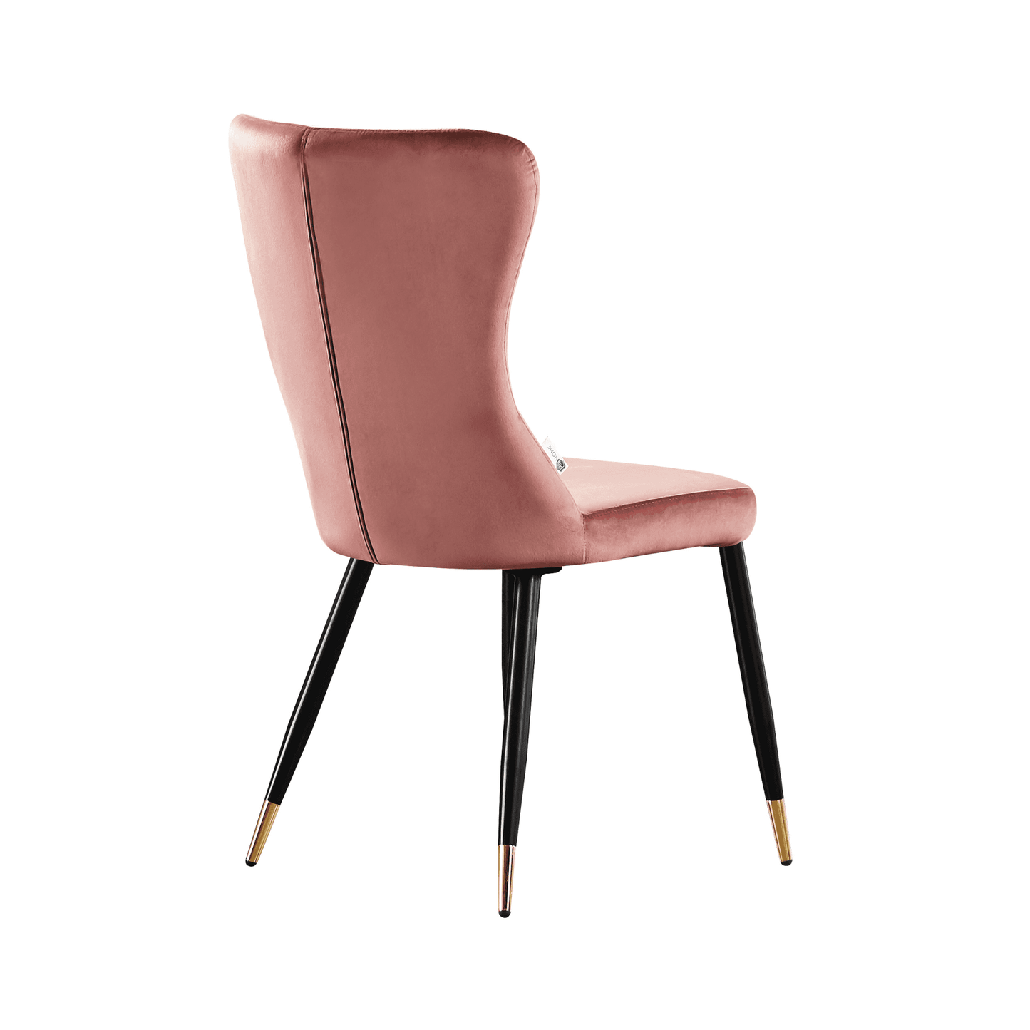 New York LUX Velvet Dining Chair with Metal Legs - Scandinavian Inspired PN Home