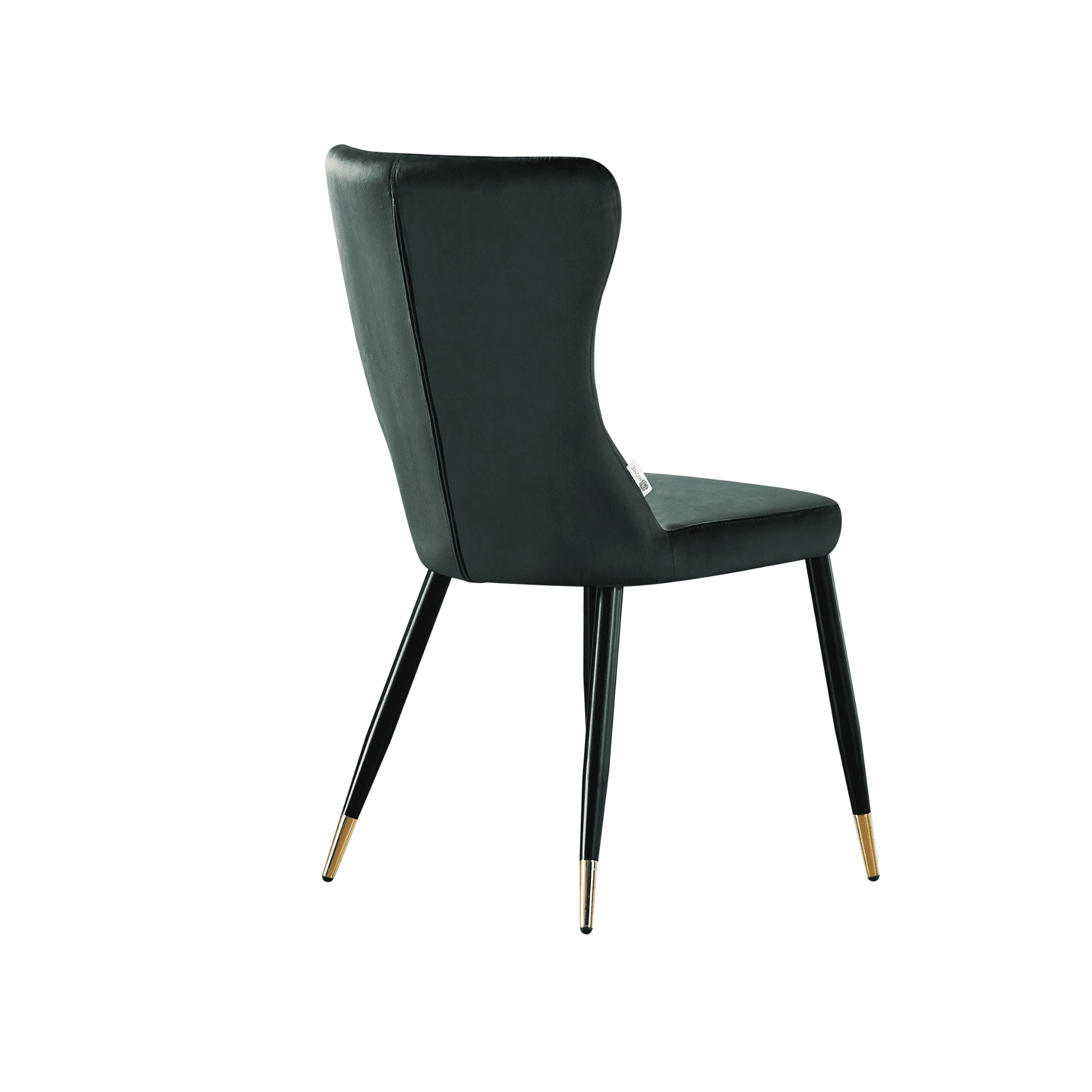 New York LUX Velvet Dining Chair with Metal Legs - Scandinavian Inspired PN Home