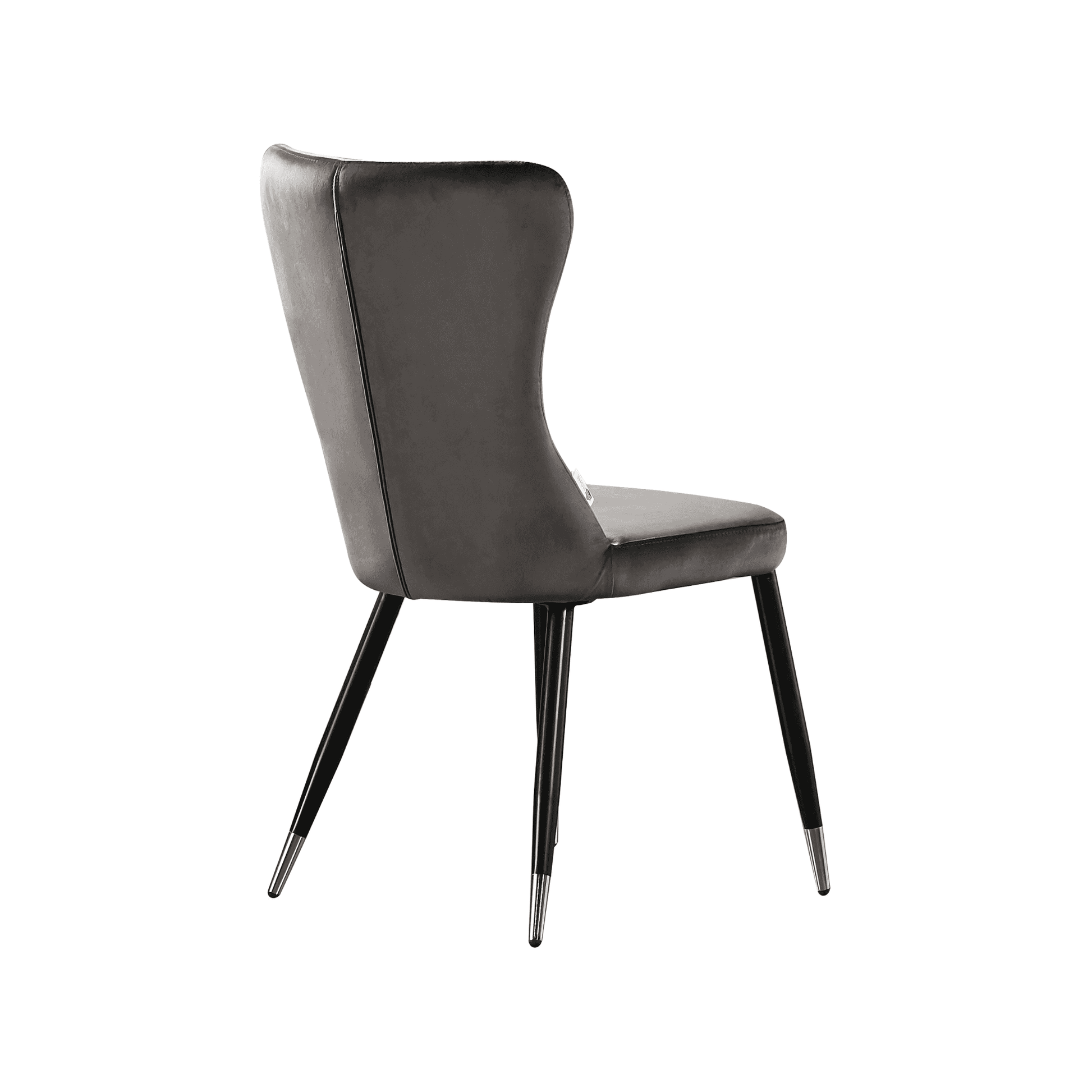 New York LUX Velvet Dining Chair with Metal Legs - Scandinavian Inspired PN Home