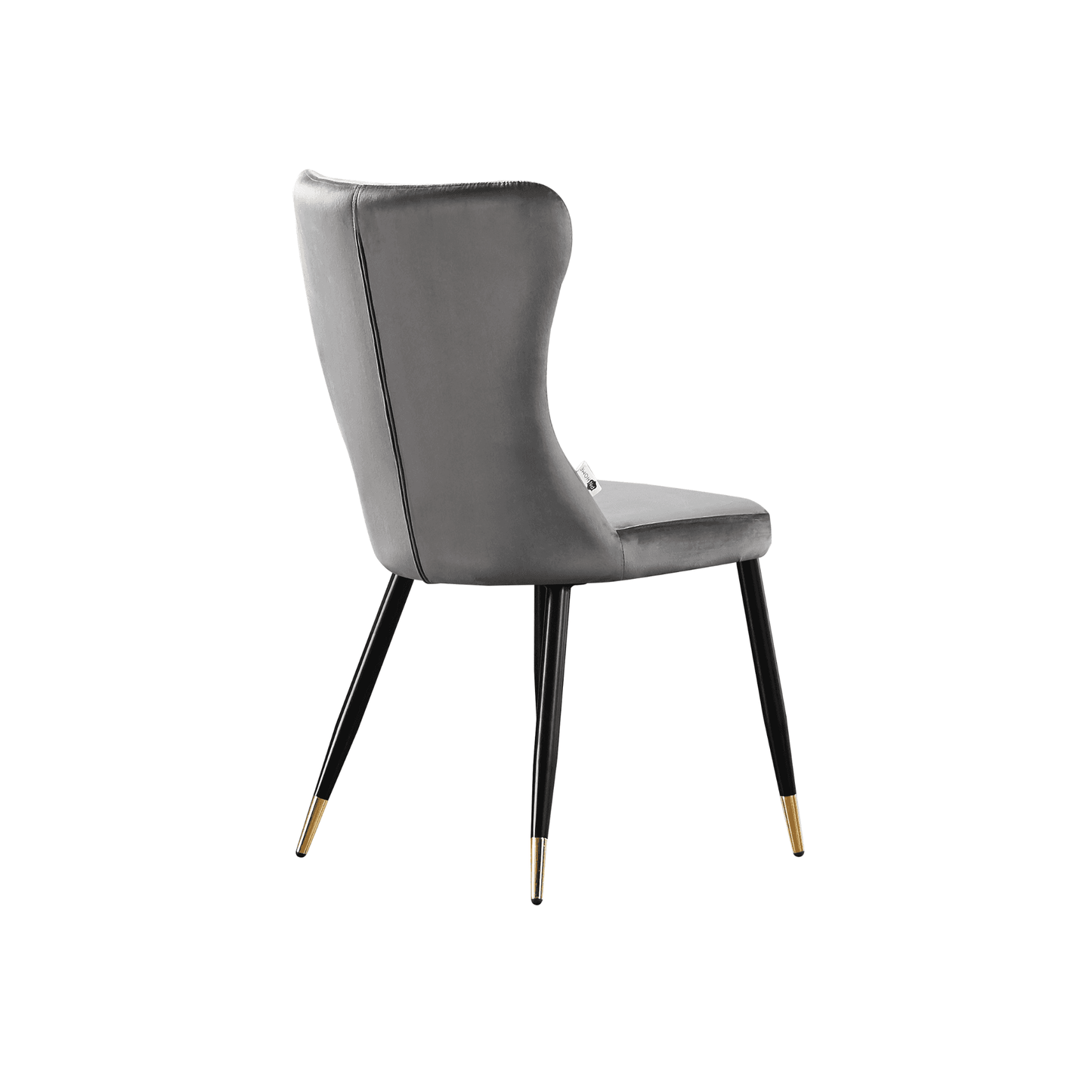 New York LUX Velvet Dining Chair with Metal Legs - Scandinavian Inspired PN Home