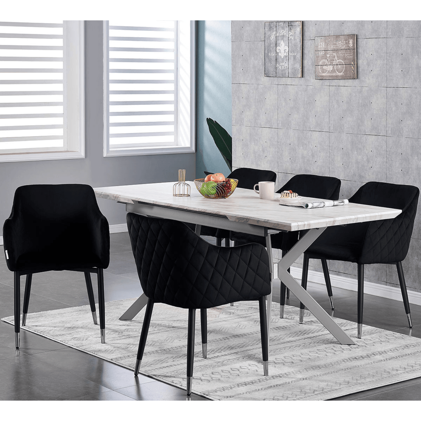 Verona LUX velvet dining chair PN Home