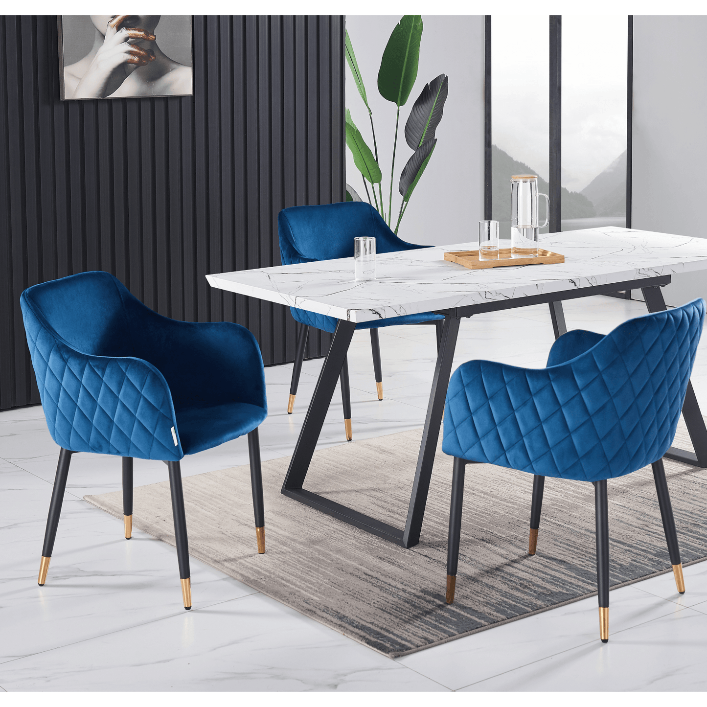 Verona LUX velvet dining chair PN Home