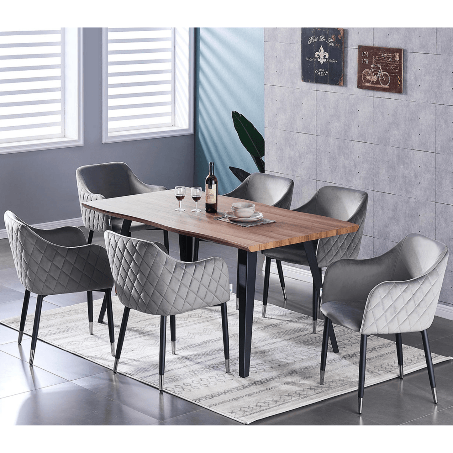 Verona LUX velvet dining chair PN Home