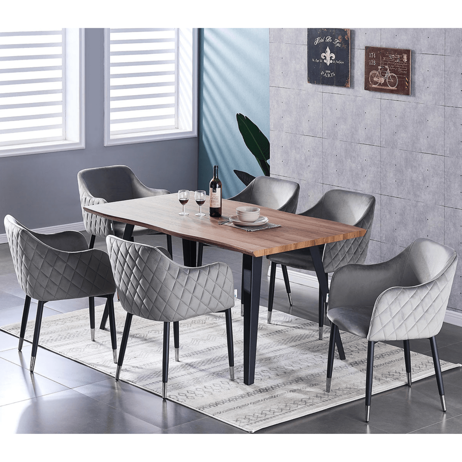 Verona LUX velvet dining chair PN Home