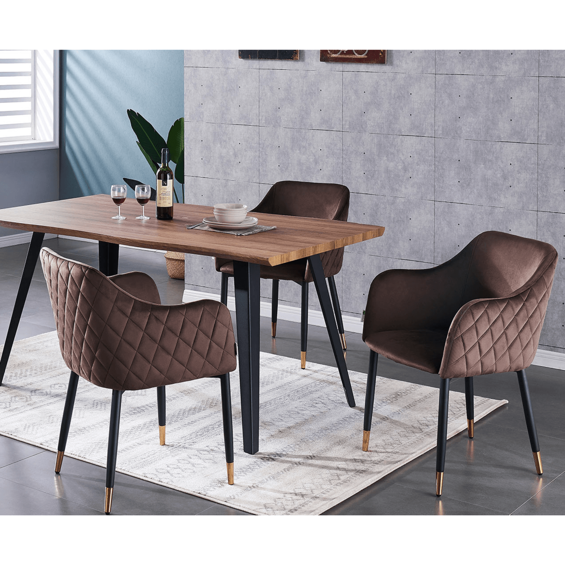 Verona LUX velvet dining chair PN Home