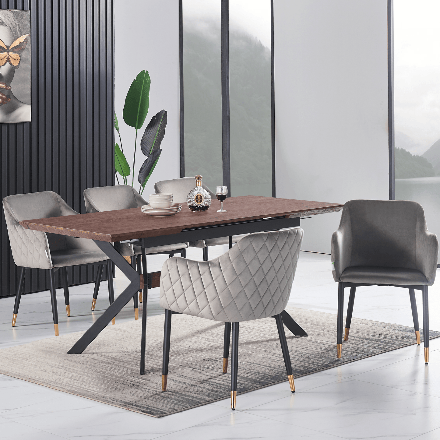 Verona LUX velvet dining chair PN Home