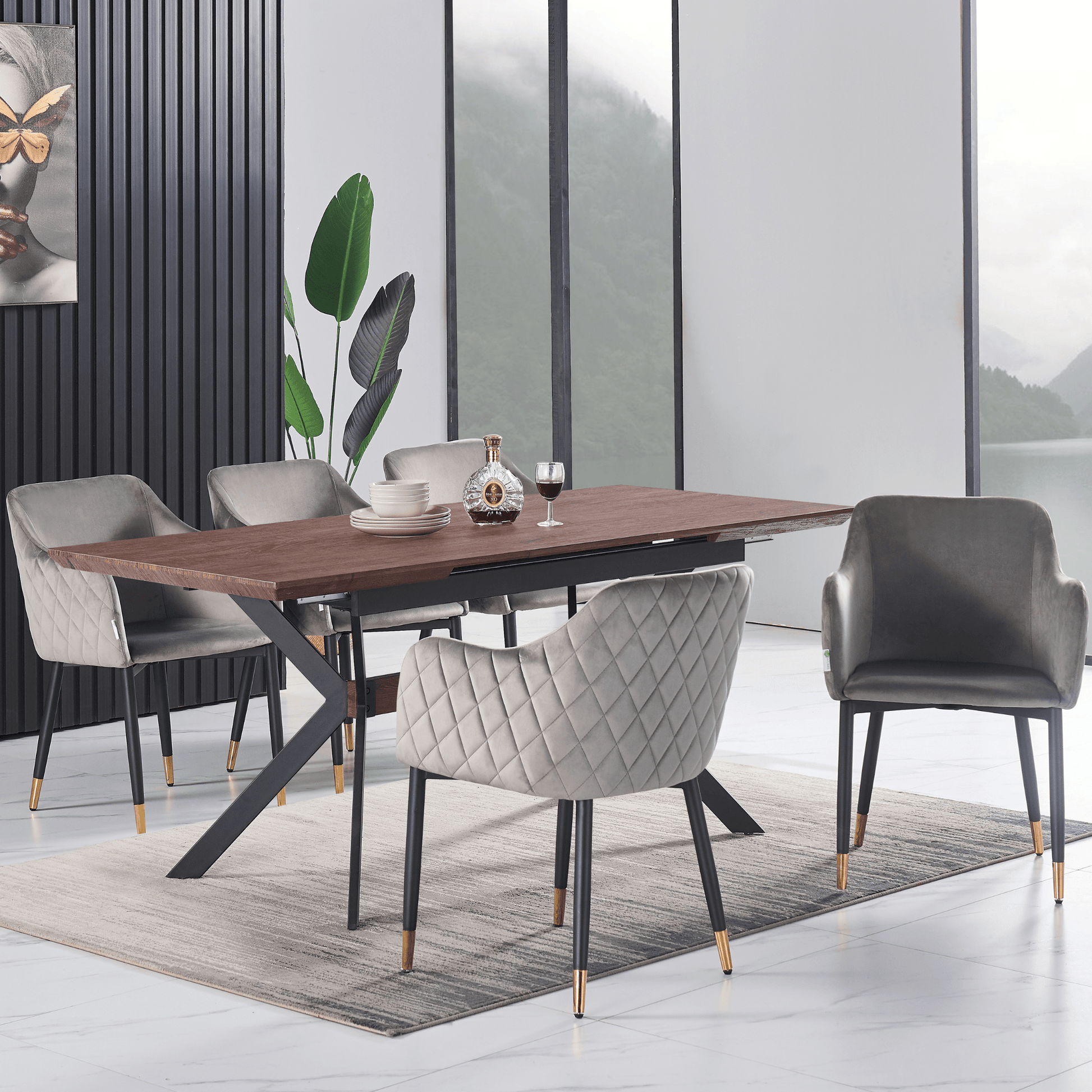 Verona LUX velvet dining chair PN Home