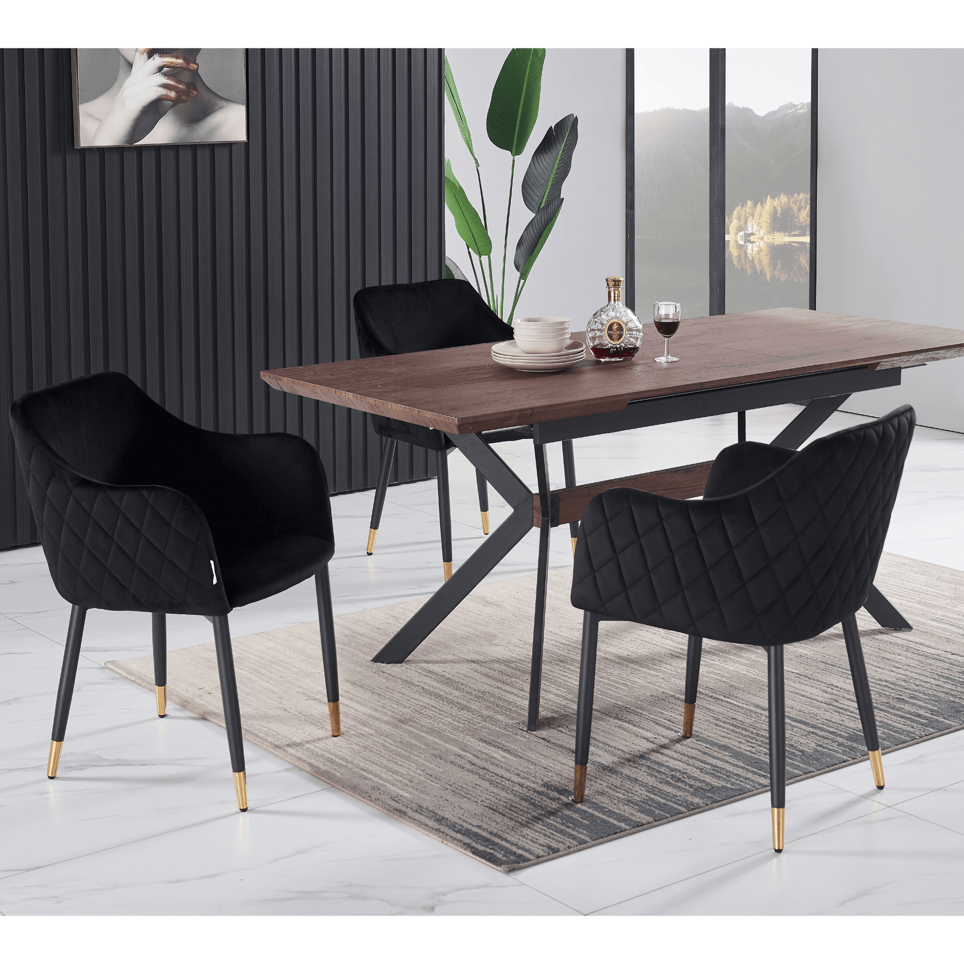 Verona LUX velvet dining chair PN Home