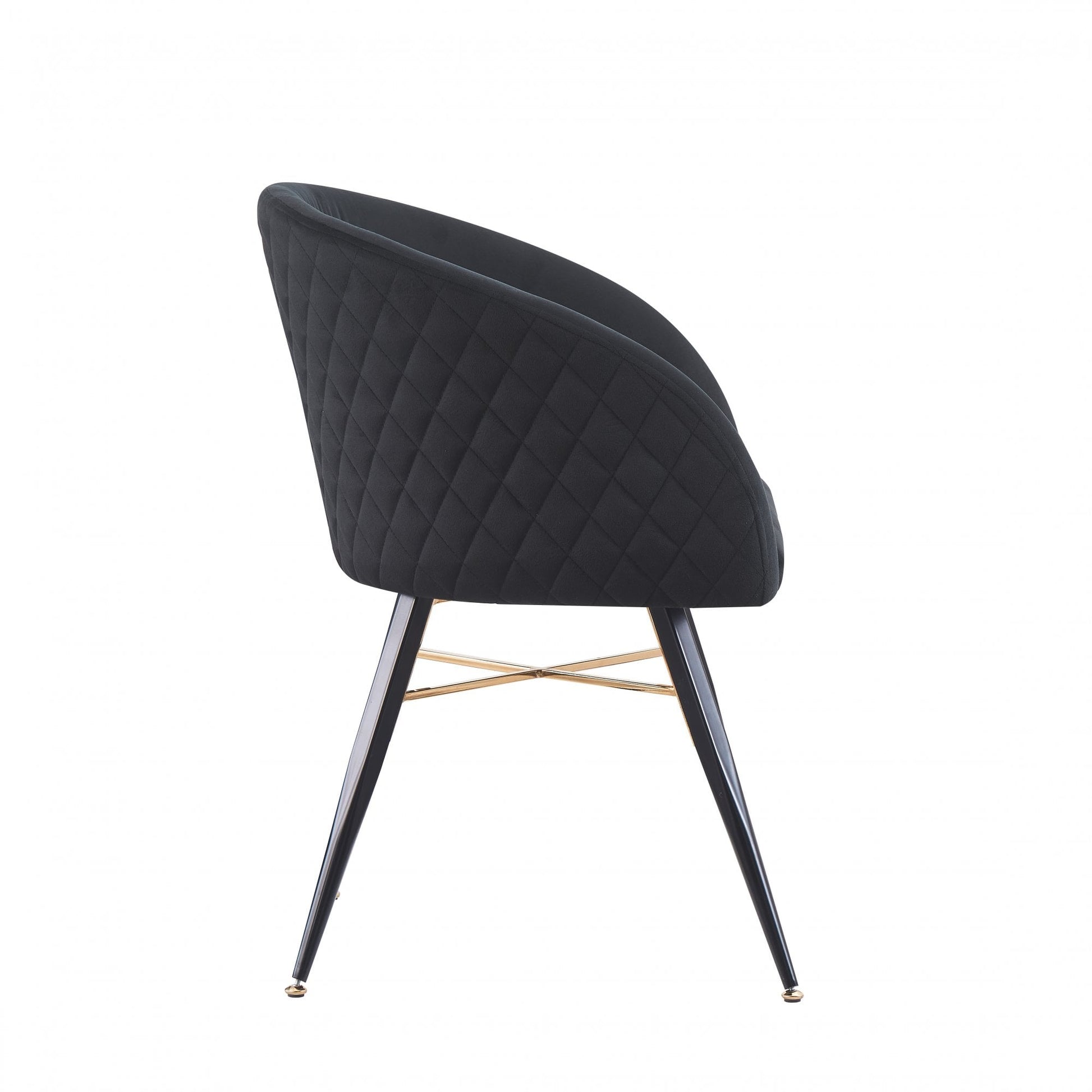 Vittorio LUX Velvet Dining Chair with Metal Legs - Perfect for Dining Room Living Room PN Home