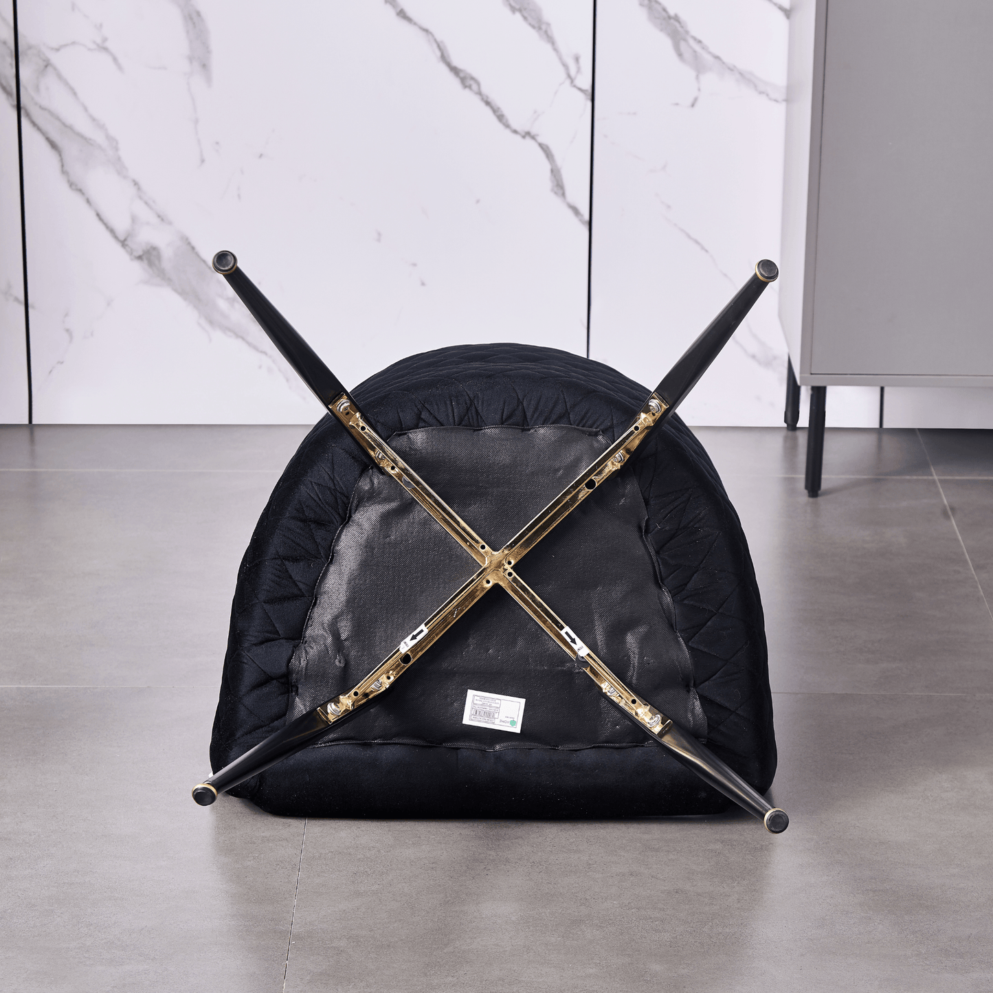 Vittorio LUX Velvet Dining Chair with Metal Legs - Perfect for Dining Room Living Room PN Home