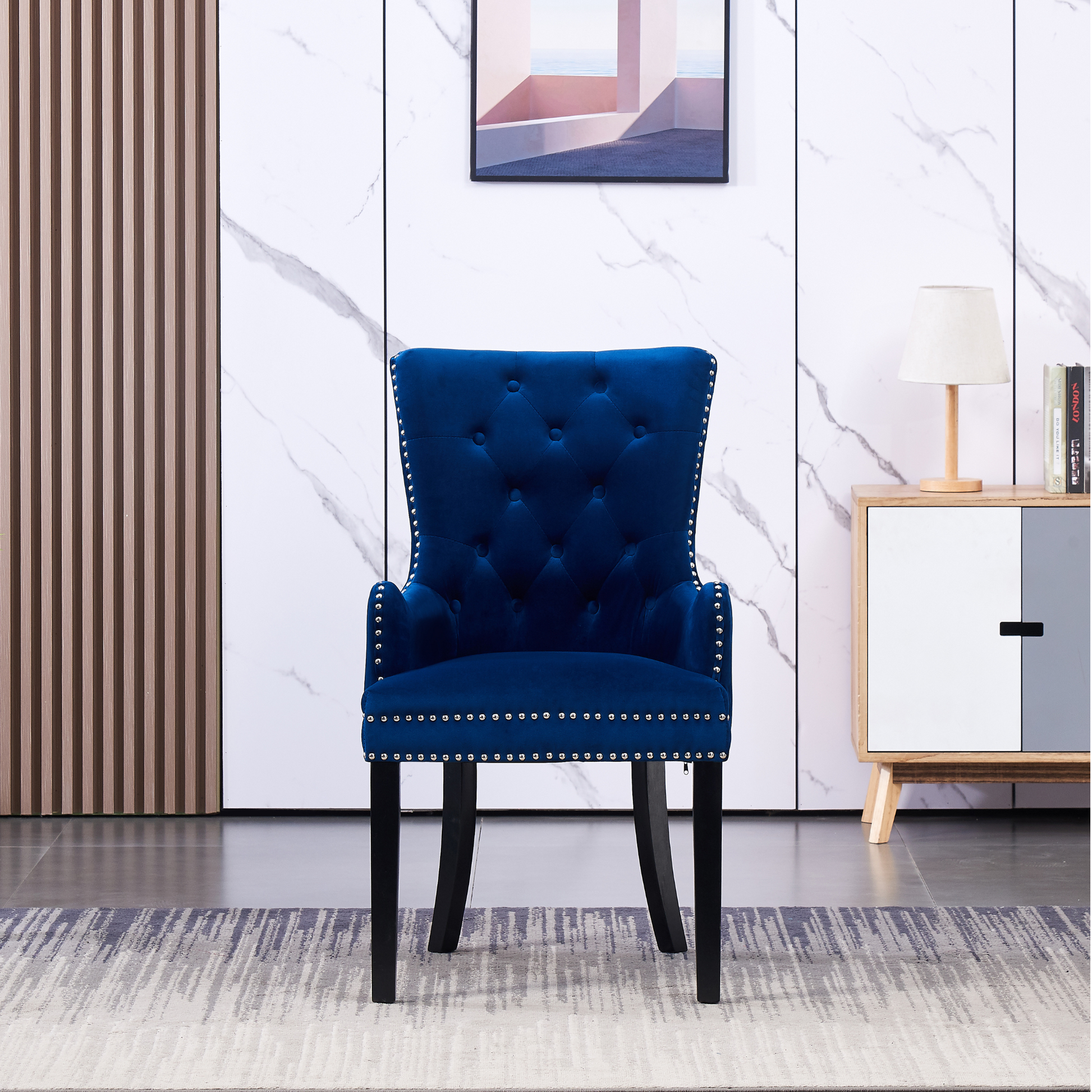 Windsor LUX Velvet Dining Chair (with armrests) PN Home