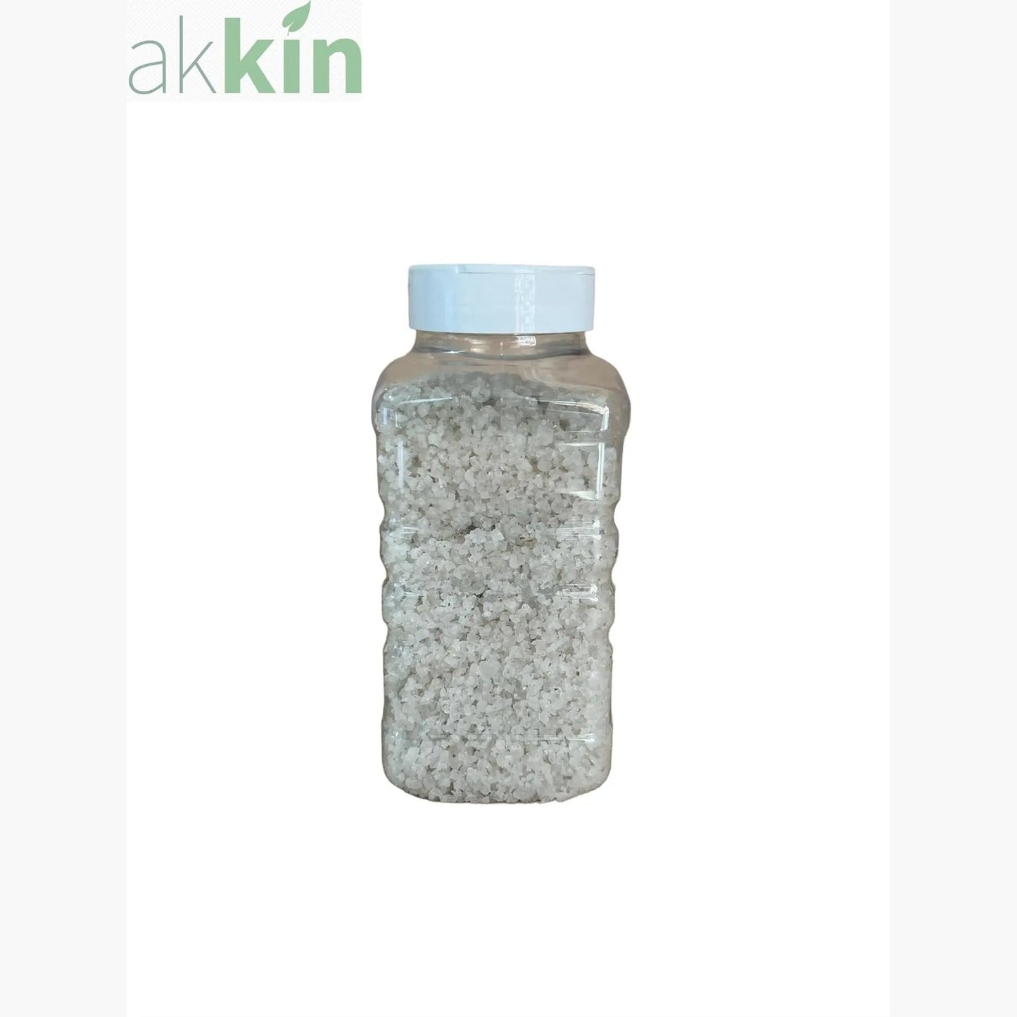 1kg White Rock Salt Easy Use Shaker Bottle - AK Kin Garden Supplies
