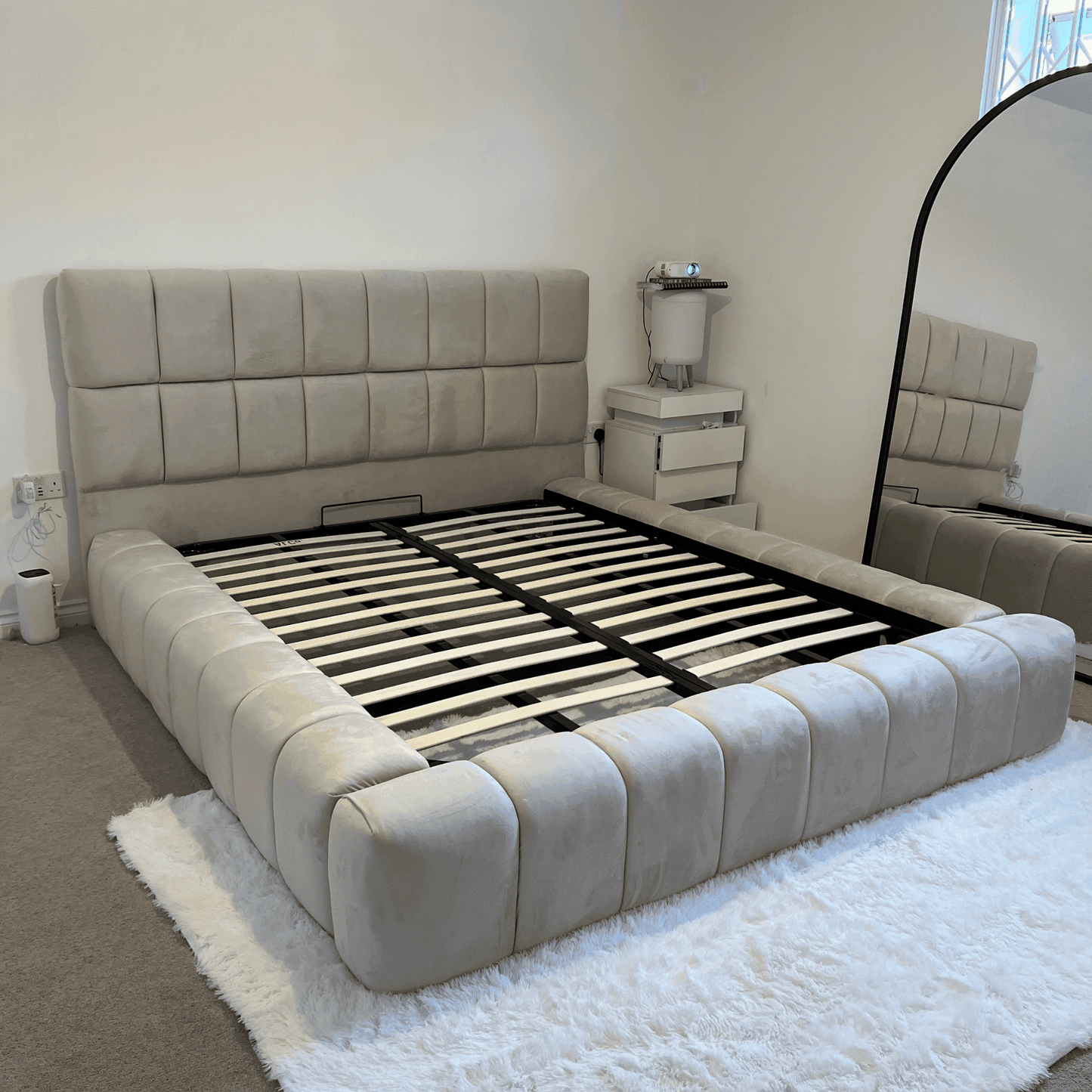2025 Cube Ambassador Bed Frame – Bespoke Upholstered Bed UK Beds Direct ltd