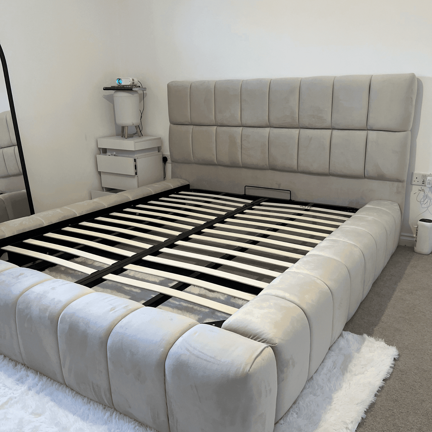 2025 Cube Ambassador Bed Frame – Bespoke Upholstered Bed UK Beds Direct ltd