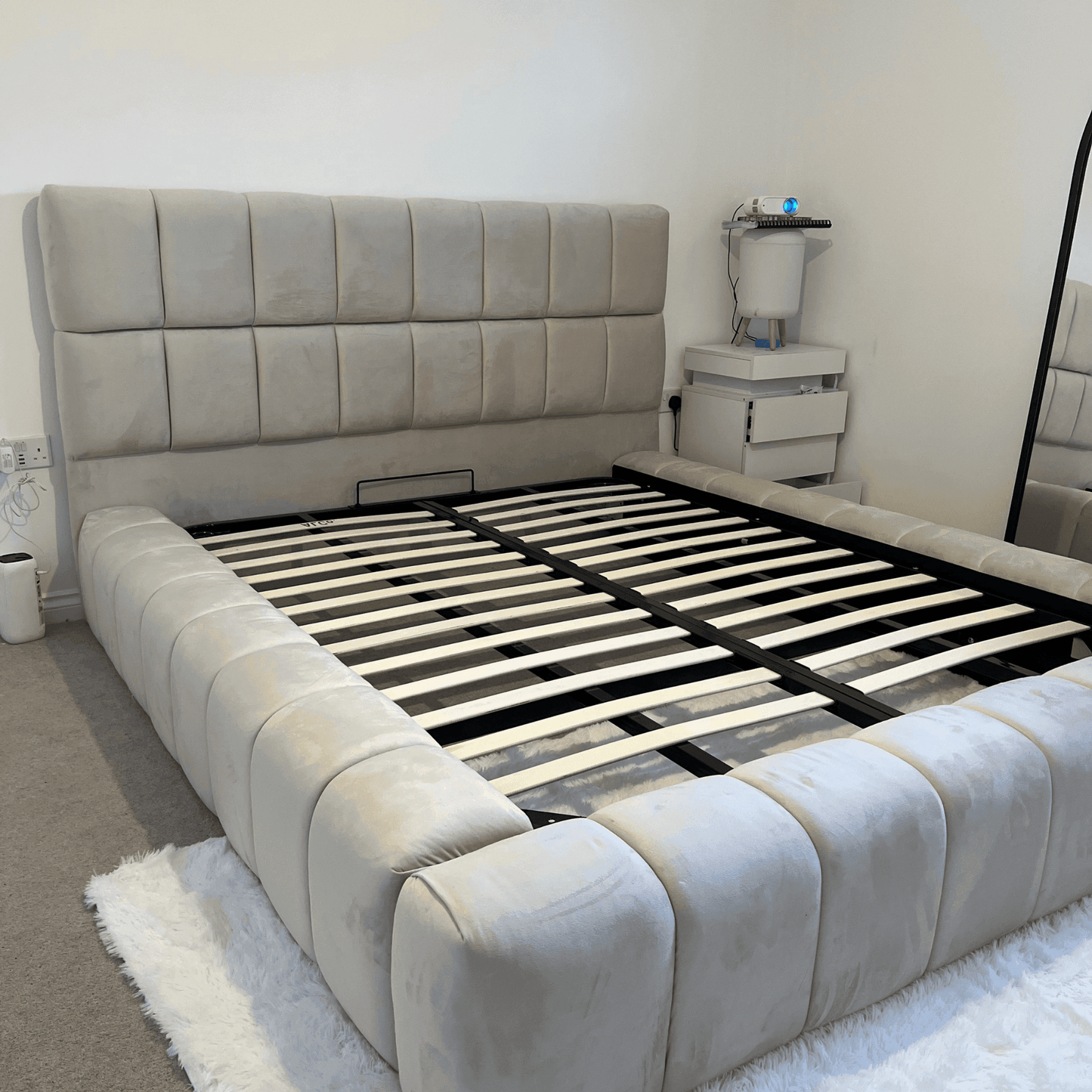 2025 Cube Ambassador Bed Frame – Bespoke Upholstered Bed UK Beds Direct ltd