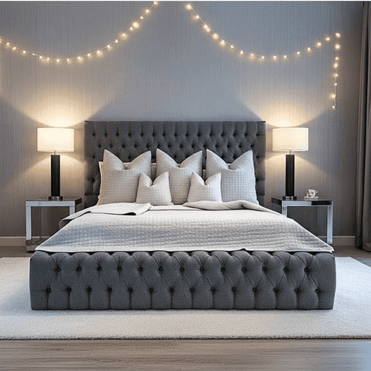 Luxeaire Ambassador Bed Frame UK – Luxury Upholstered Bed with Storage Options UK Beds Direct ltd
