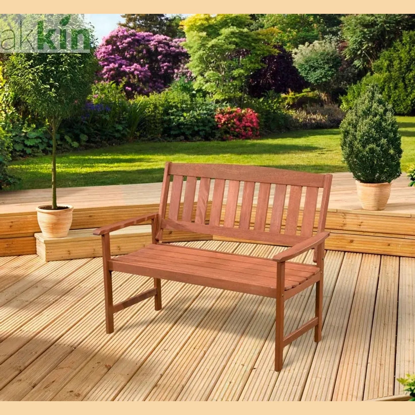 Buckingham Wooden Garden Bench AK Kin Garden Supplies
