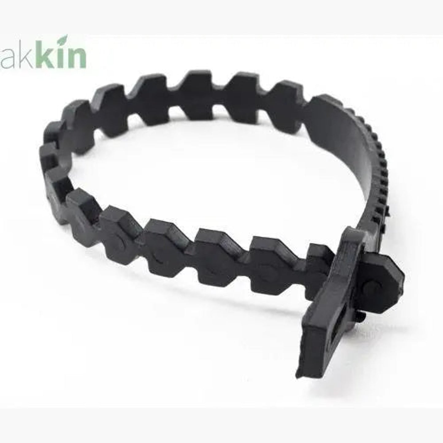 35cm 14" Super Soft Black Rubber Tree Ties Supports x10 - AK Kin Garden Supplies