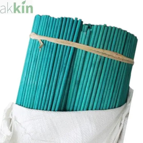 16Inch Green Garden Split Canes x 100 - AK Kin Garden Supplies