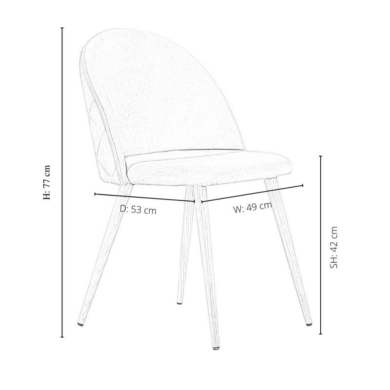Lucia Halo Dining Set, a Table and Chairs Set of 4, White/Grey PN Home