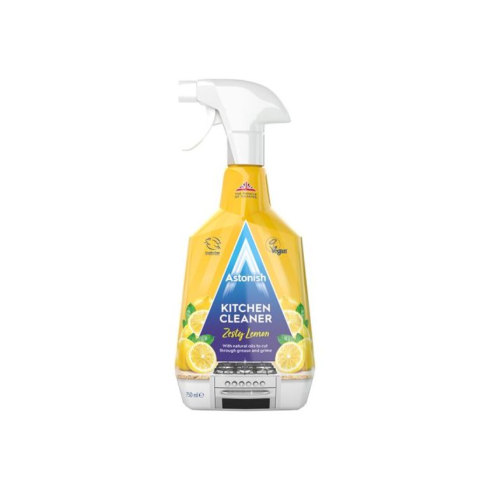 Astonish Trigger Spray Kitchen Cleaner 750ml Multisurface Degreaser For Grease And Grime
