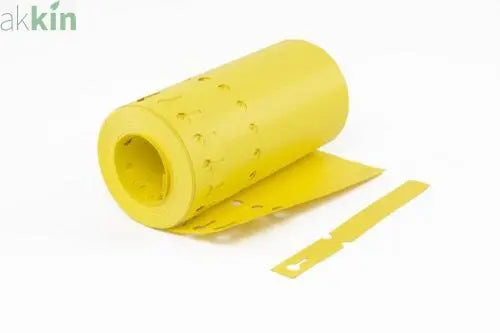 5 Inch Yellow Loop Lock Plant Labels x 100 AK Kin Garden Supplies