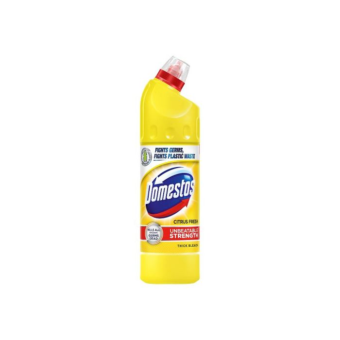 Domestos Bleach 750ml Citrus Thick Disinfectant For Surfaces Toilet Cleaner And Multi Purpose