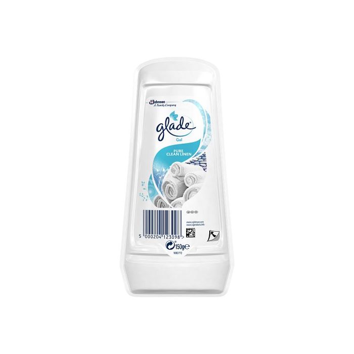 Glade Linen Fresh Solid Air Freshener 150g Odor Eliminator For Home Fragrance Long Lasting Freshness