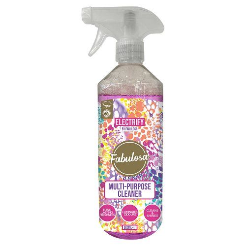 Fabulosa 500ml Antibacterial Spray Electrify Scent For All Surfaces Household Disinfectant Kills Germs