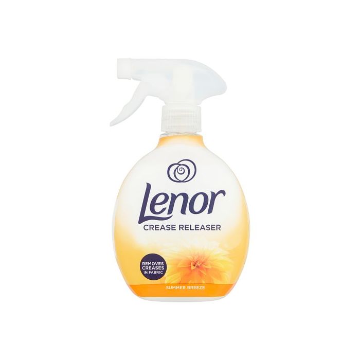 Lenor Crease Releaser 500ml Summer Breeze Max Fresh Scent Odour Eliminator For Easy Ironing Fabric Care