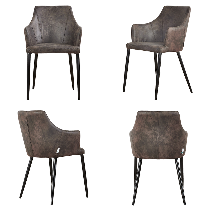 Zarah LUX faux leather chair PN Home
