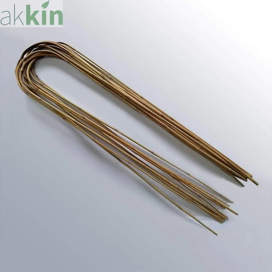 5ft U Shaped Bamboo Canes Garden Plant Supports x 10 - AK Kin Garden Supplies