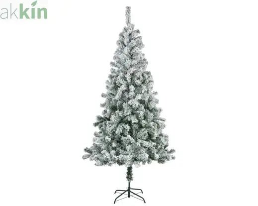 6ft 1.8m Rovinj Pine Snowy Artificial Christmas Tree Indoor AK Kin Garden Supplies